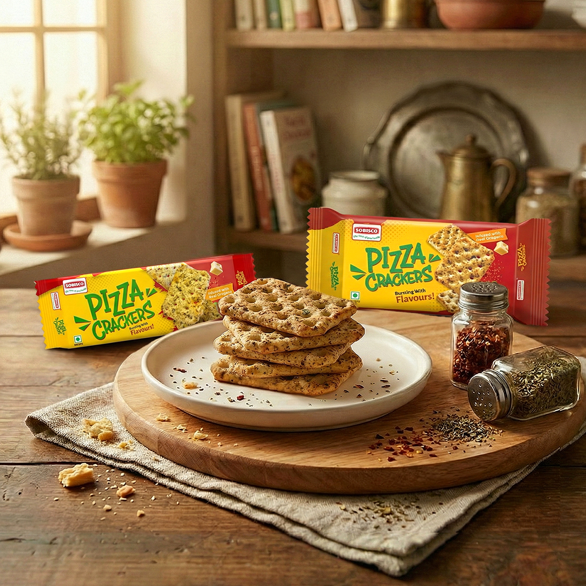 Pizza Crackers